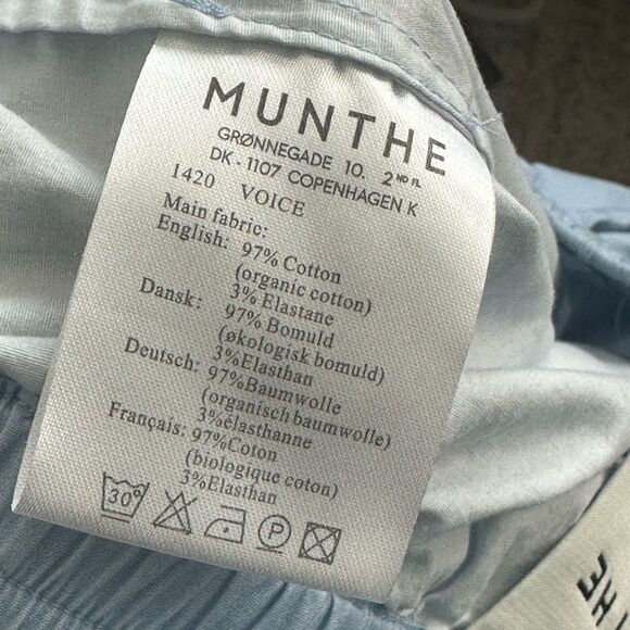 Munthe Vouce Pants Blue Tye Dye 34=M - Picture 9 of 10